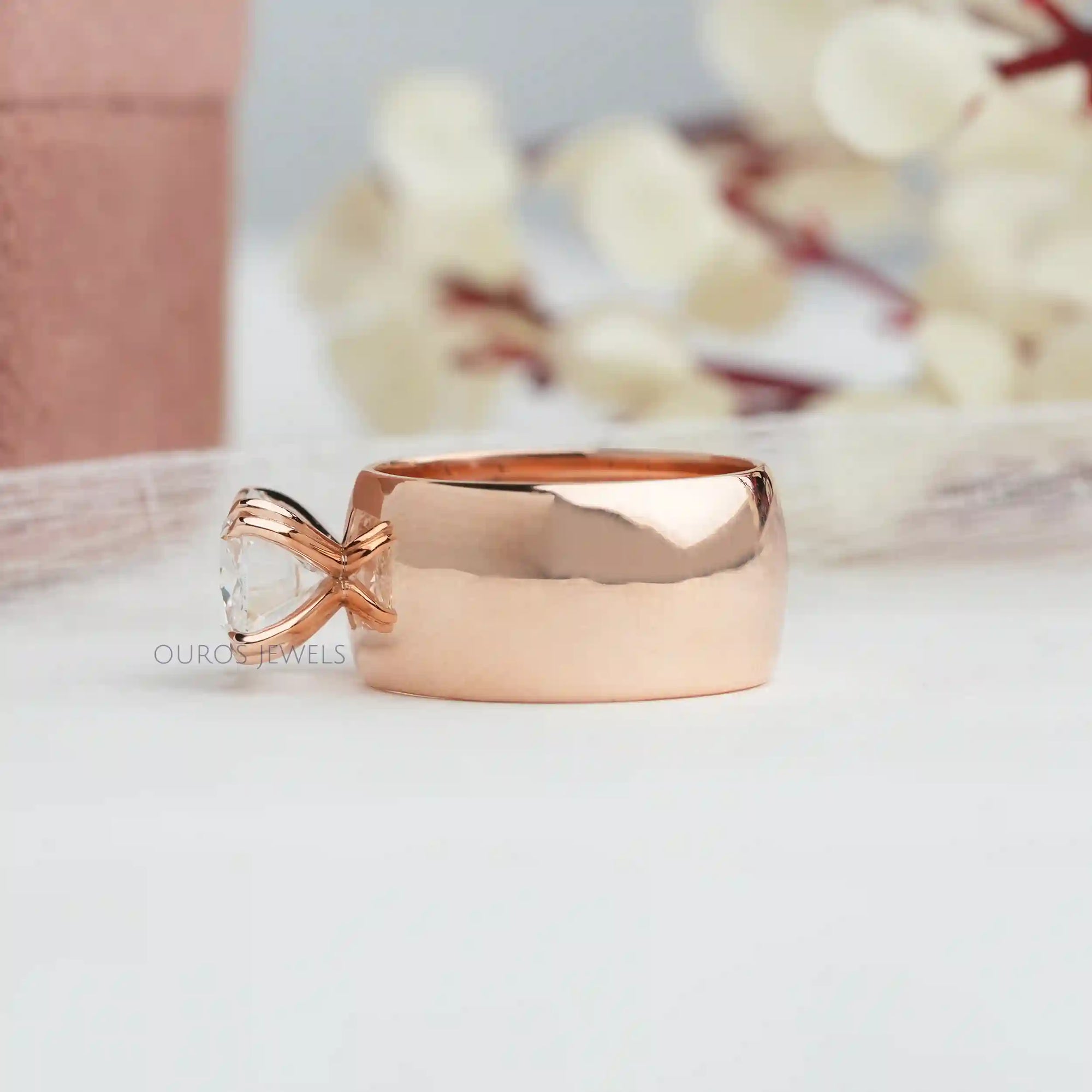 Criss Cut Lab Grown Diamond Engagement Ring