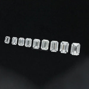 Loose Emerald Cut Lab Diamond