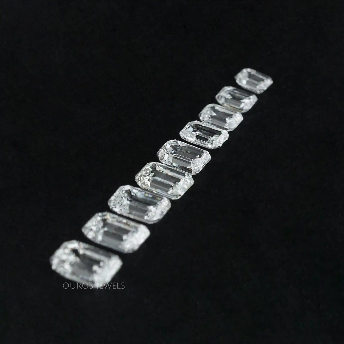 Loose Emerald Cut Lab Diamond Loose