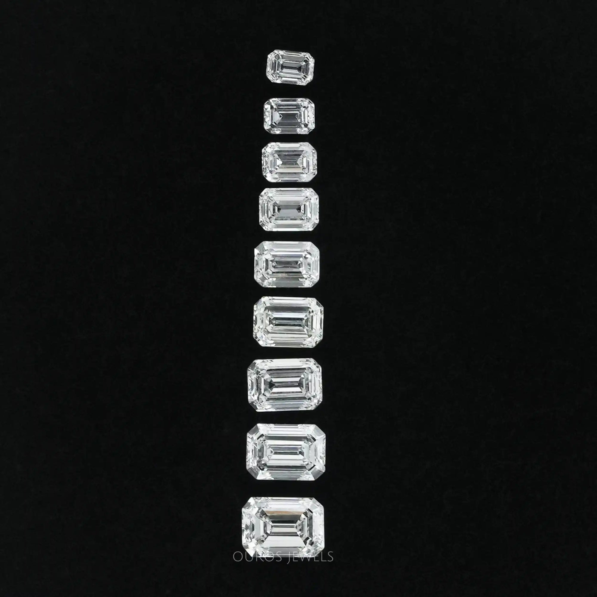 Loose Emerald Cut Lab Diamond Loose