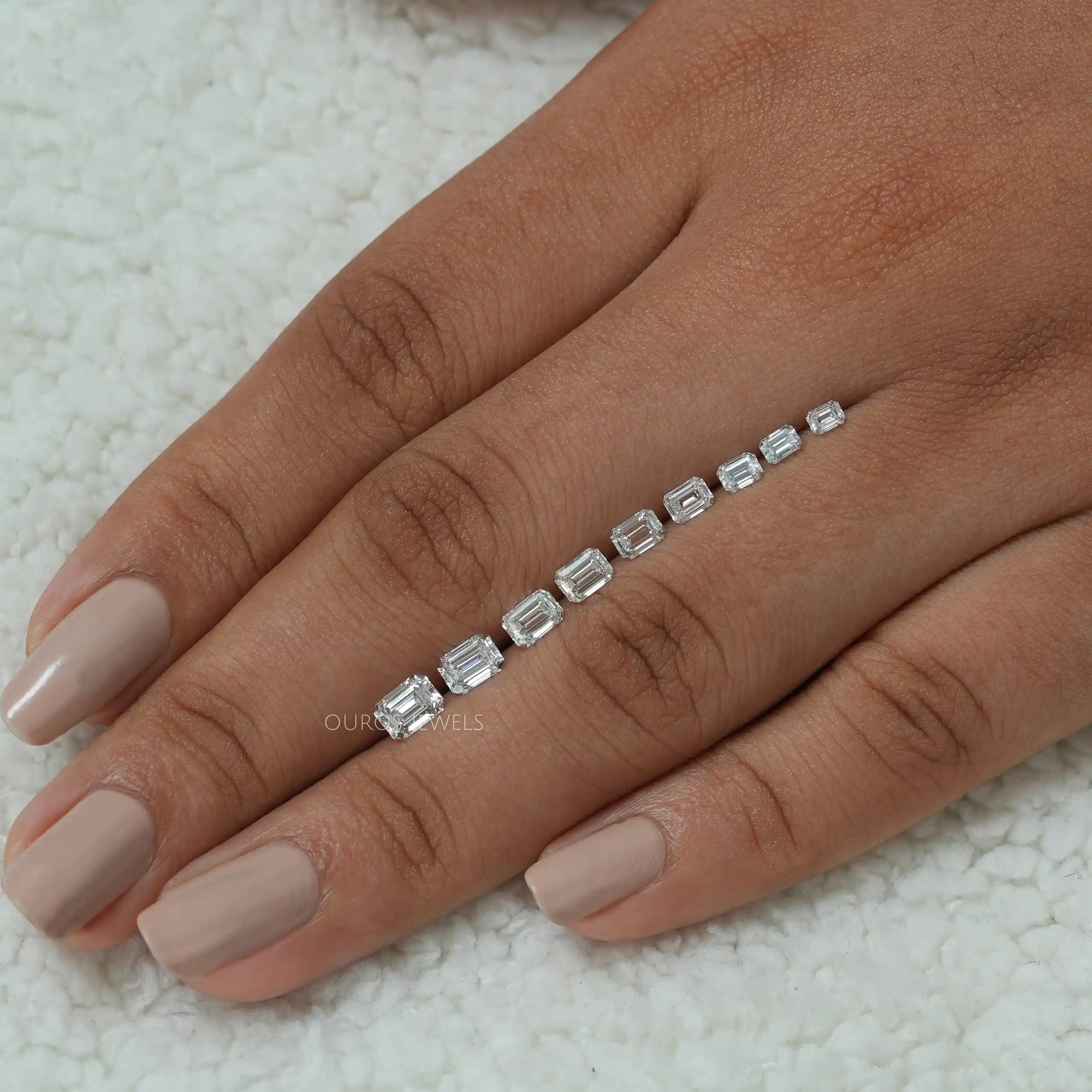 Loose Emerald Cut Lab Diamond Loose