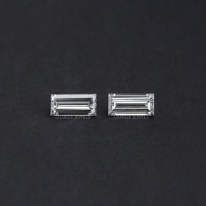 [hd view of lab diamond in baugette shape]-[Ouros Jewels]