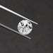 IGI certified round loose diamond holded with tweezer 