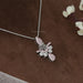 [Pink Round Cut Unique Style Pendant]-[Ouros Jewels]