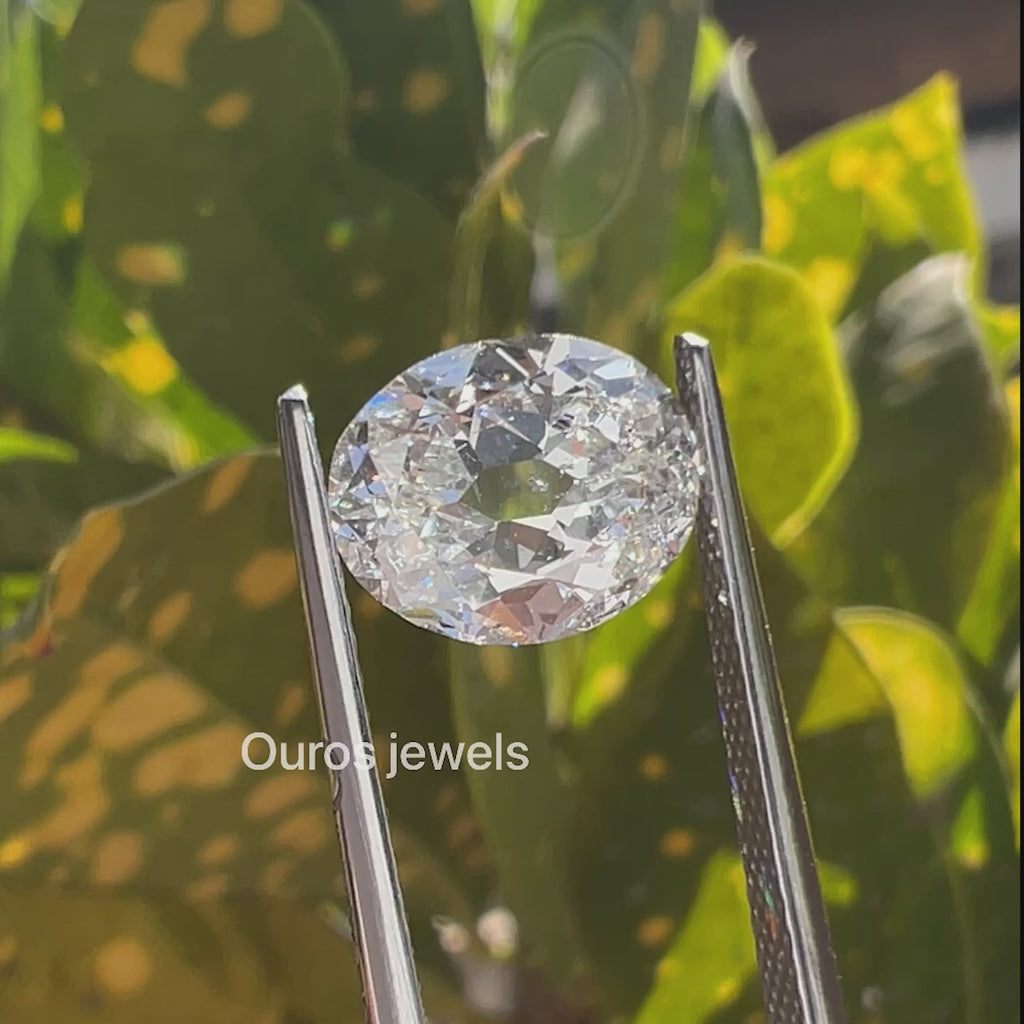 video showing old mine oval cut diamond