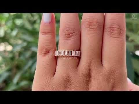 [Youtube Video of Baguette Diamond Wedding Band]-[Ouros Jewels]