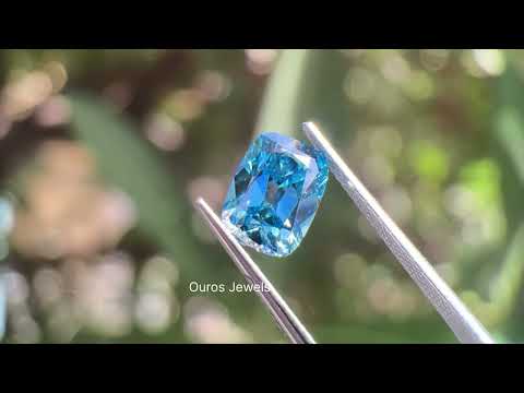 3 carat old mine cushion cut diamond 