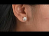 [Youtube Video of Round and Baguette Diamond Stud Earrings]-[Ouros Jewels]