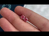 [Youtube Video of Pink Cushion Lab Diamond Stud Earrings]-[Ouros Jewels]