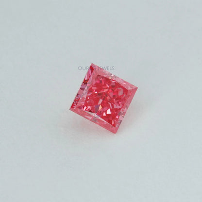 0.52 Carat Each Pink Princess Lab Grown Diamond Loose