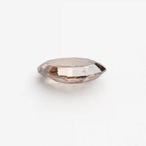 5.25 CT step cut champagne oval diamond 