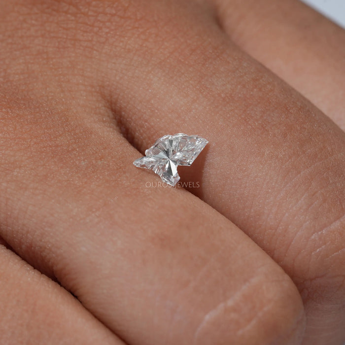 Customized Unicorn Cut Lab Grown Diamond