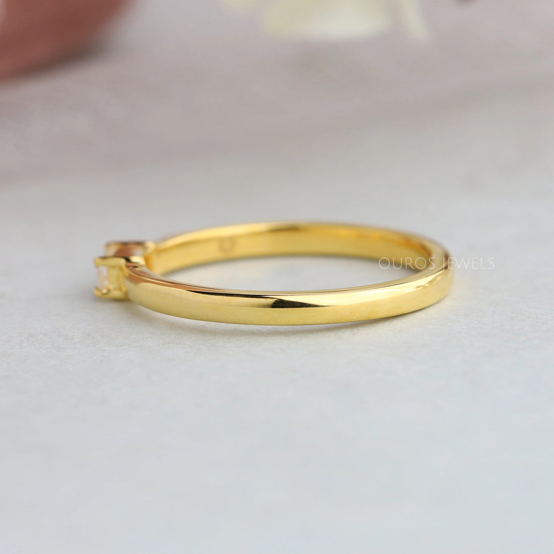 Baguette Cut East West Solitaire Ring
