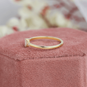 Baguette Diamond Dainty Ring