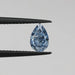 1 Carat Blue Pear Cut Loose Diamond