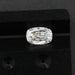 [Unique 1.09 Carat Step Cushion Cut Man Made Diamond]-[Ouros Jewels]