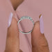 [5 Stone Emerald Cut Diamond Band]-[Ouros Jewels]
