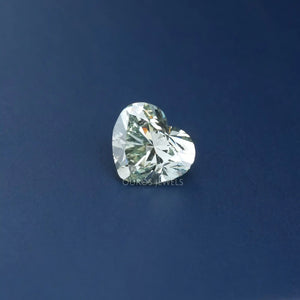 2.47 Carat Green Heart Cut Lab Grown Diamond