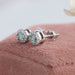 [Oval Shaped Diamond Stud Earrings]-[Ouros Jewels]