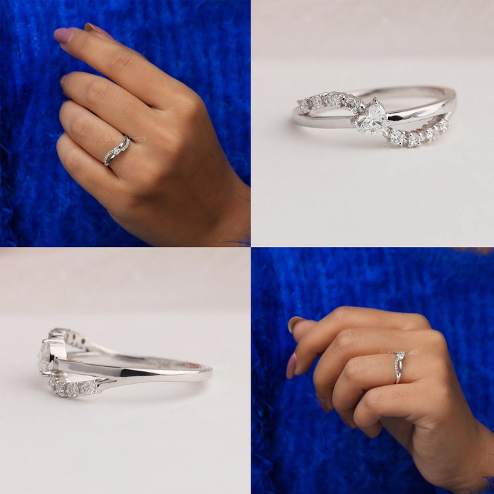 [Lab Diamond Anniversary Ring]-[Ouros Jewels]