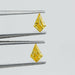 [0.45 Carat Yellow Kite Cut Lab Grown Diamond]-[Ouros Jewels]