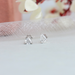 pear and trillion diamond stud earrings 