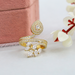 [Pear Cut Bypass Ring]-[Ouros Jewels]