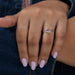 [Pink Oval Diamond Ring]-[Ouros Jewels]