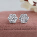 [Stunning Lab Made Diamond Earrings For Gorgeous Gift]-[Ouros Jewels]