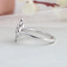 [Platinum Diamond Flower Cluster Ring]-[Ouros Jewels]