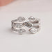 Pear and round lab diamond wedding anniversary ring 