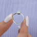 [2 Stone Bypass Ring]-[Ouros Jewels]