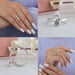 [Pear And Round Diamond Wedding Ring]-[Ouros Jewels]