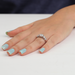 [Round Five Stone Diamond Engagement Ring]-[Ouros Jewels]