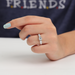[Five-stone Round Brilliant Diamond Ring]-[Ouros Jewels]