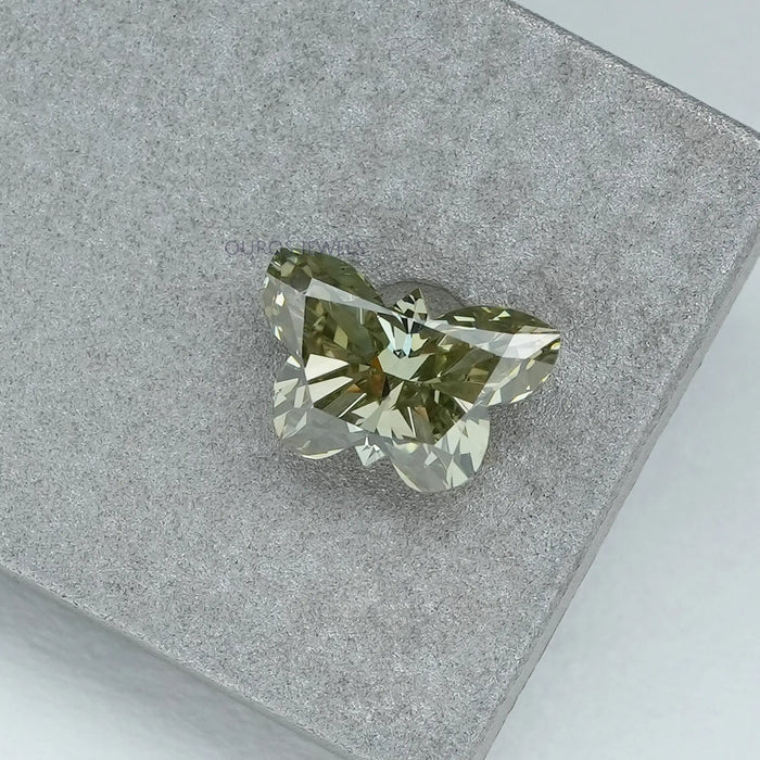 Antqiue Green Butterfly Shaped Diamond