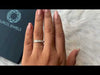 Youtube video of 7 stone emerald cut wedding band