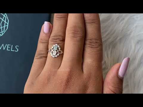 [YouTube video of Oval Shaped Diamond Ring]-[Ouros Jewels]