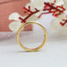 Gold Mens Wedding Band