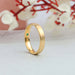 mens unique yellow gold wedding band 