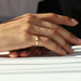 attractive matte finsih wedding ring for men