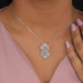 [Marquise Diamond Cluster Pendant]-[Ouros Jewels]