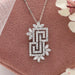 [Lab Diamond Cluster Pendant]-[Ouros Jewels]