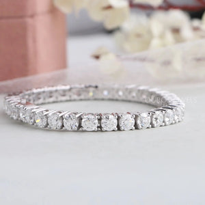 [Old European Round Cut Diamond Tennis Bracelet]-[Ouros Jewels]