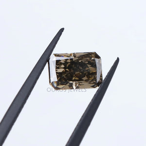 1.65 Carat Olive Radiant Cut Lab  Grown Diamond