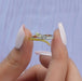 [A Women holding Bypass shank Round and Pear Diamond Ring]-[Ouros Jewels]