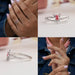 [Collage Of Fancy Pink Oval And Round Diamond Engagement Ring]-[Ouros Jewels]