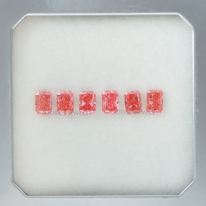 [Pink Radiant Diamond]-[Ouros Jewels]