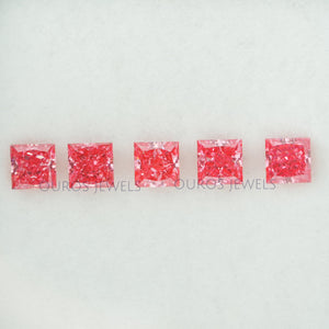 Princess Cut Pink Diamond Loose