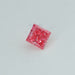 pink princess cut lab grown diamond